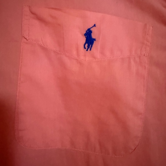 Ralph Lauren Men's Coral Button Down Shirt - Picture 6 of 7
